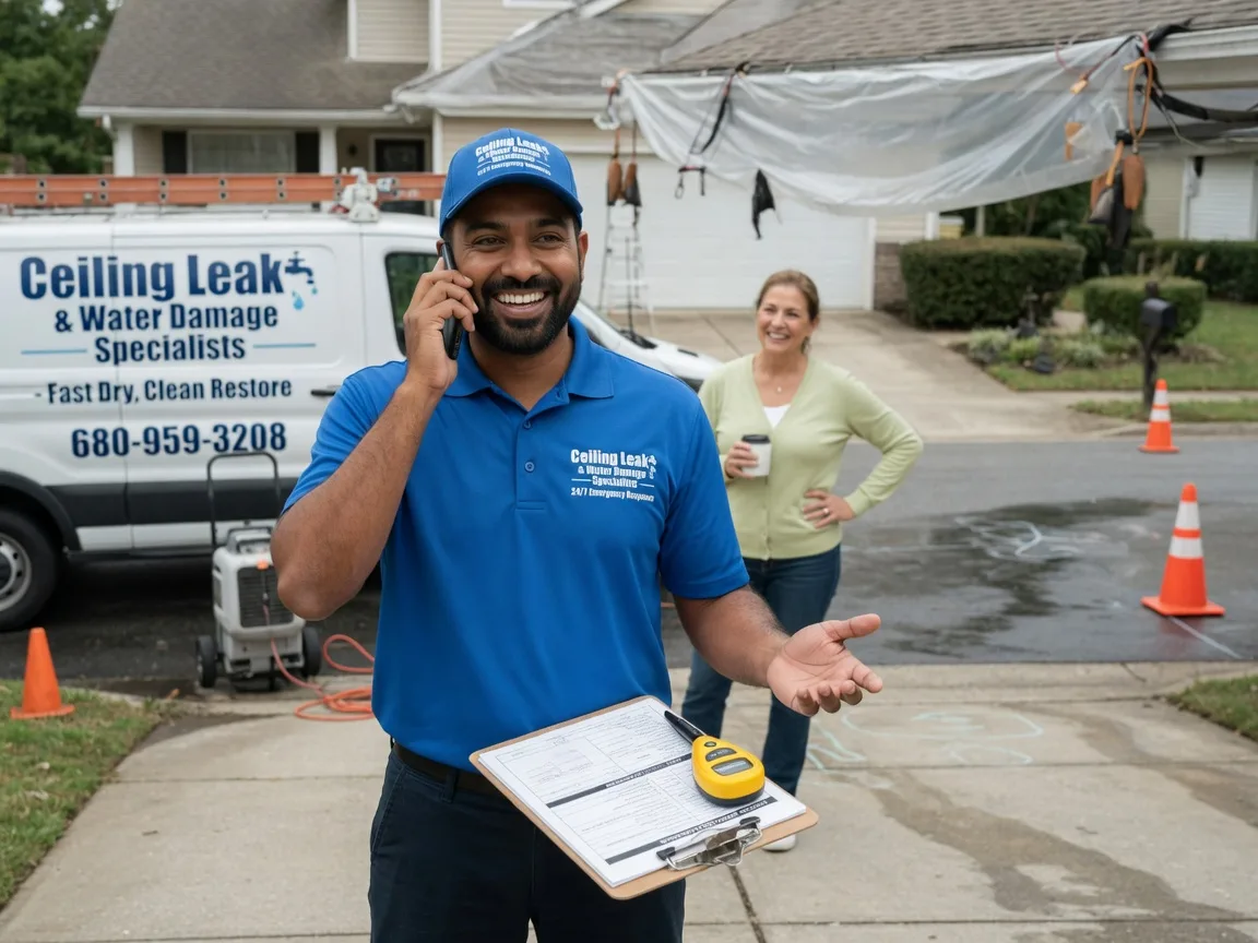 Ceiling Leak Cleanup Victoria, TX FAQs